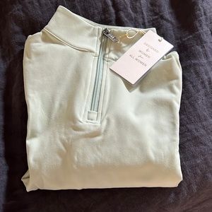 Vitality refine cropped zip halogen